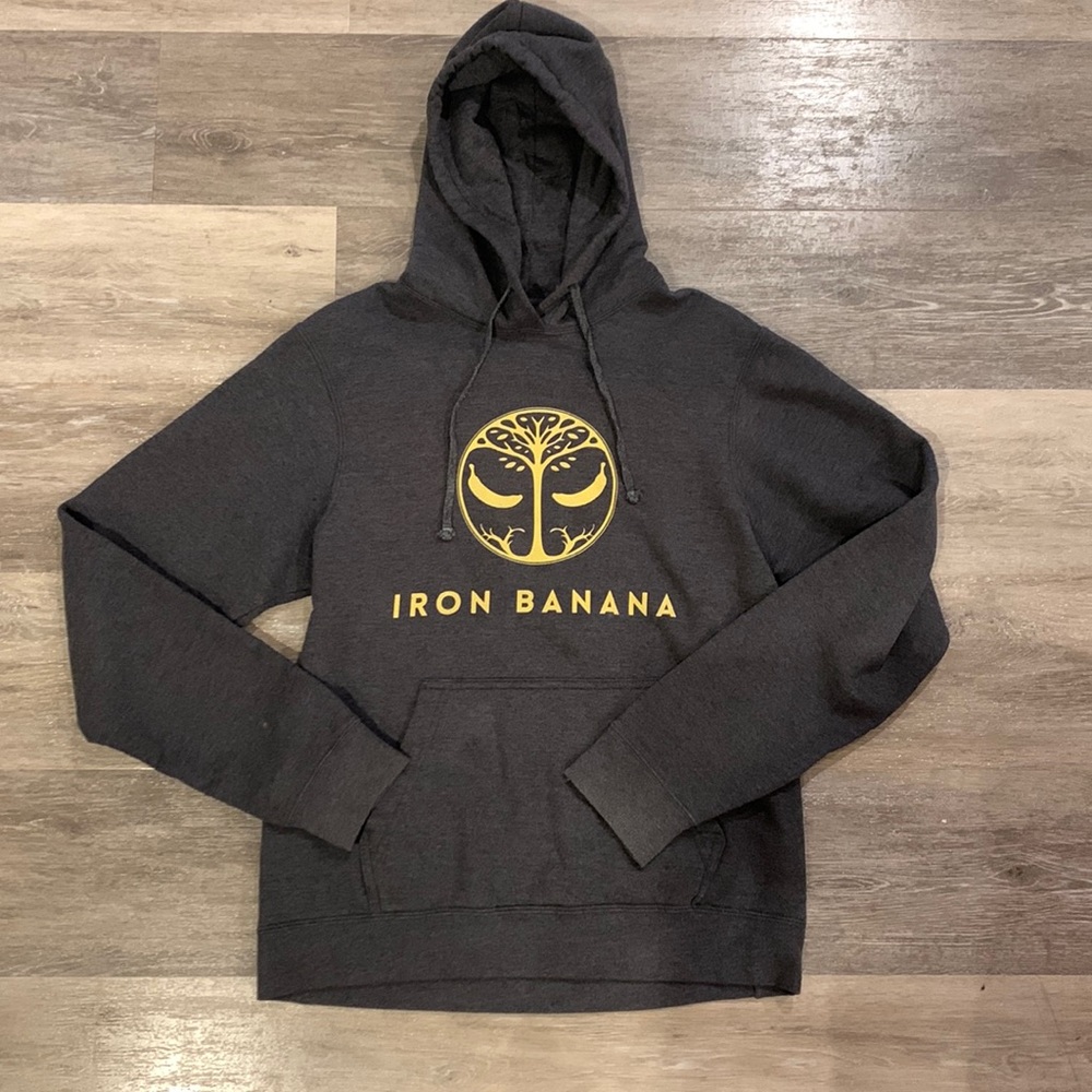 Iron Banana Hooded Sweatshirt Mens Small